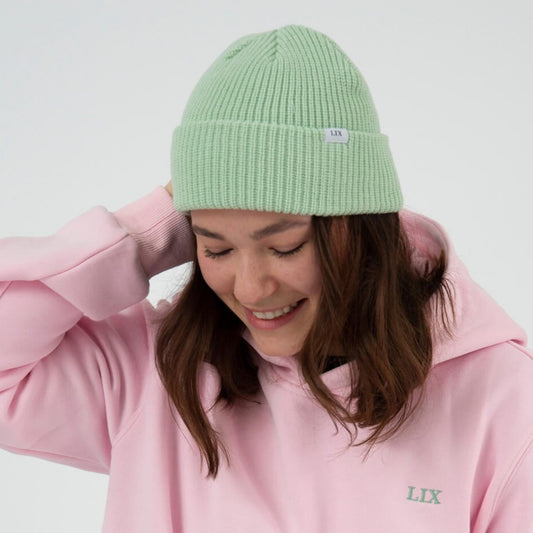 tuque vert menthe. beanie fisherman green mint notice the reckless.