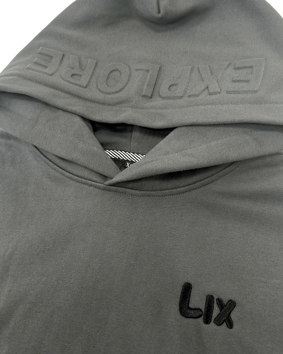 Hoodie lix gris conçu au Québec par LIX