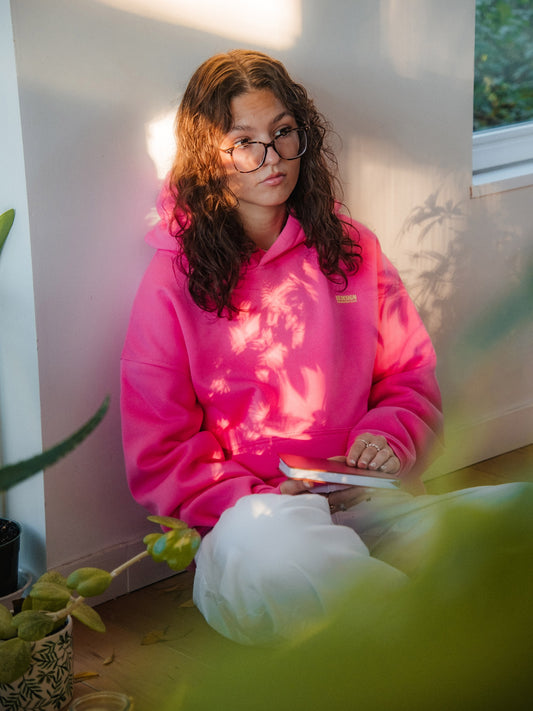 Hoodie Velvet Haze | Rose