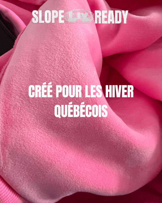 Hoodie rose intérieur hyper doux en velours.