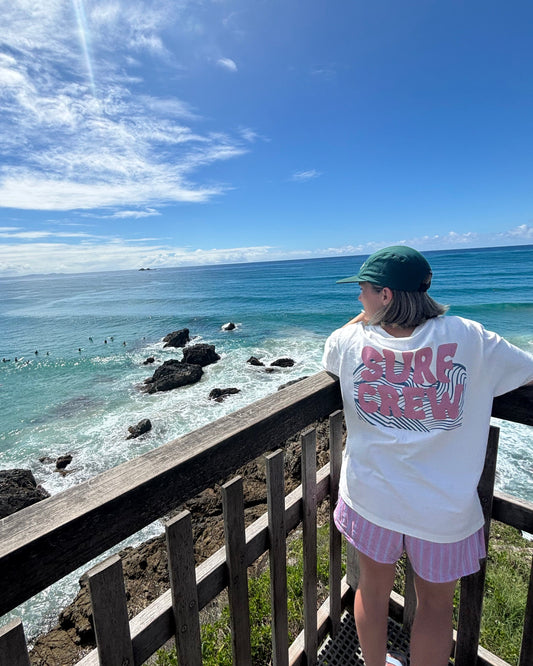 T-Shirt Surf Crew Rose