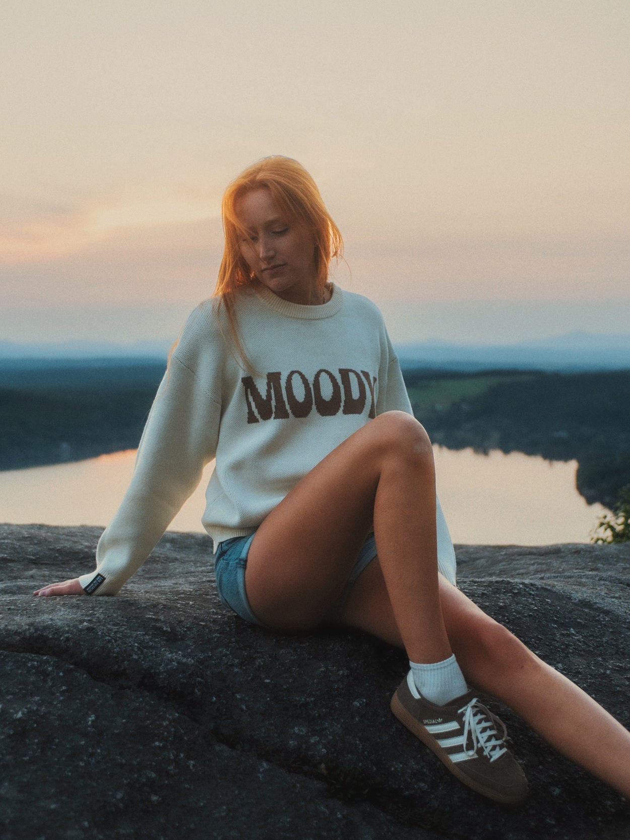 Tricot Moody crème Last Light LIX Design – Pull chaud, style aventure et montagne.