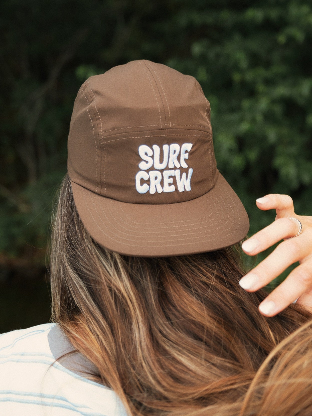 Casquette Surf Crew brune LIX Design – Casquette toile outdoor, style aventure.