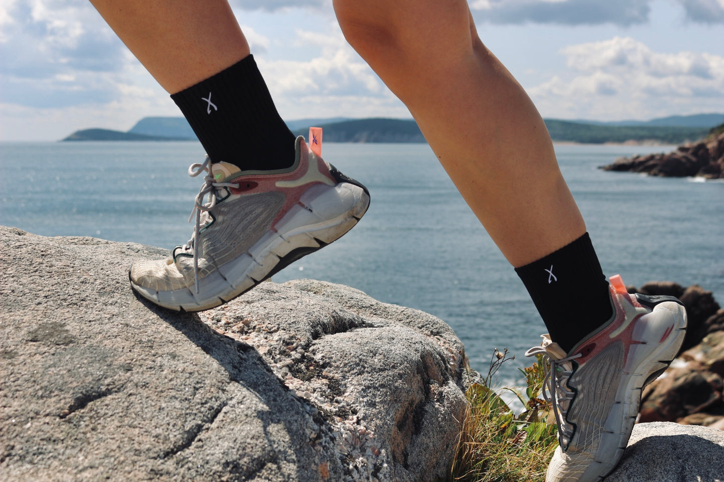 Chaussette pour les sports. Confortable et aéré. Laisse l'humidité s'évacué.