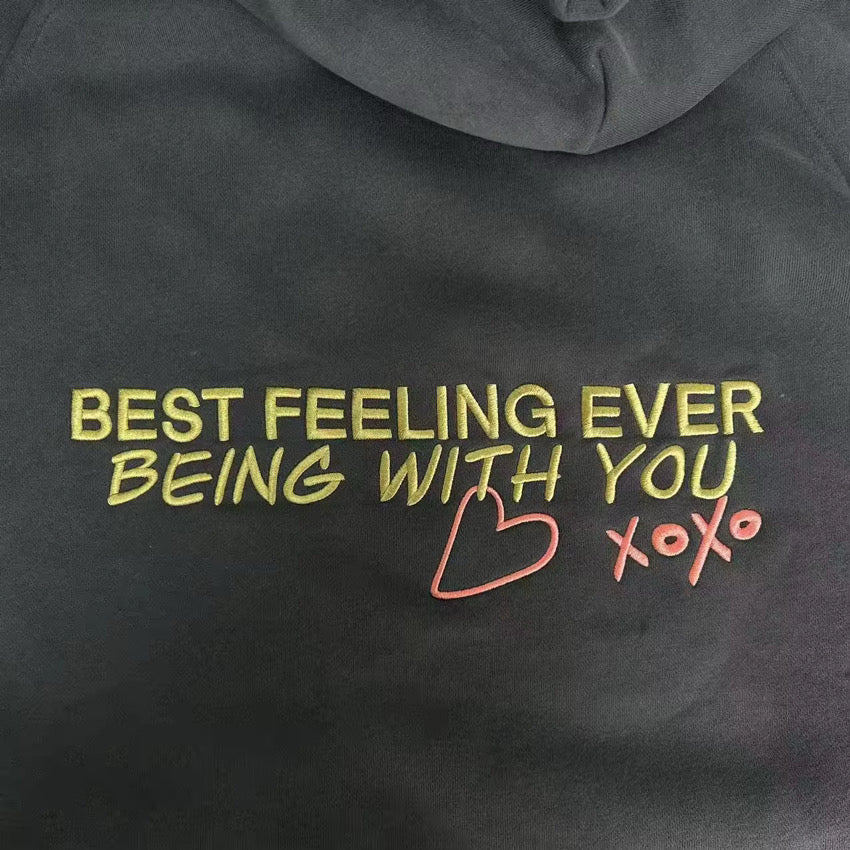 Parce que tous le monde aimerais ce faire dire que le meilleur sentiment est d'être avec toi !!! 