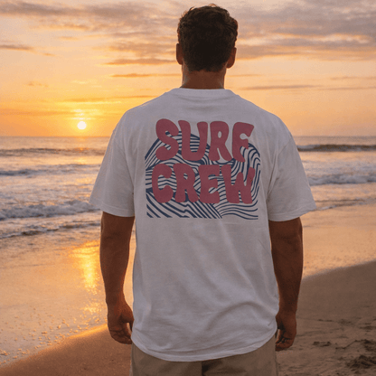 T-Shirt Surf Crew Rose