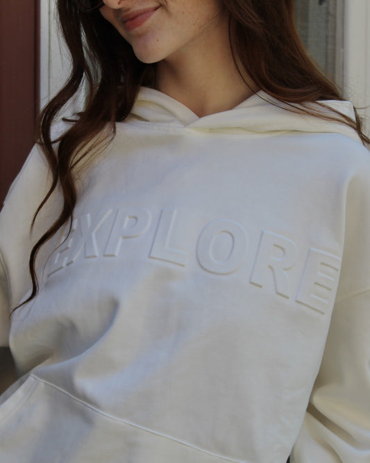 Explore Hoodie - White