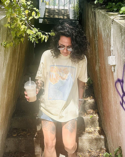 T-shirt Oversize Blue Mountain