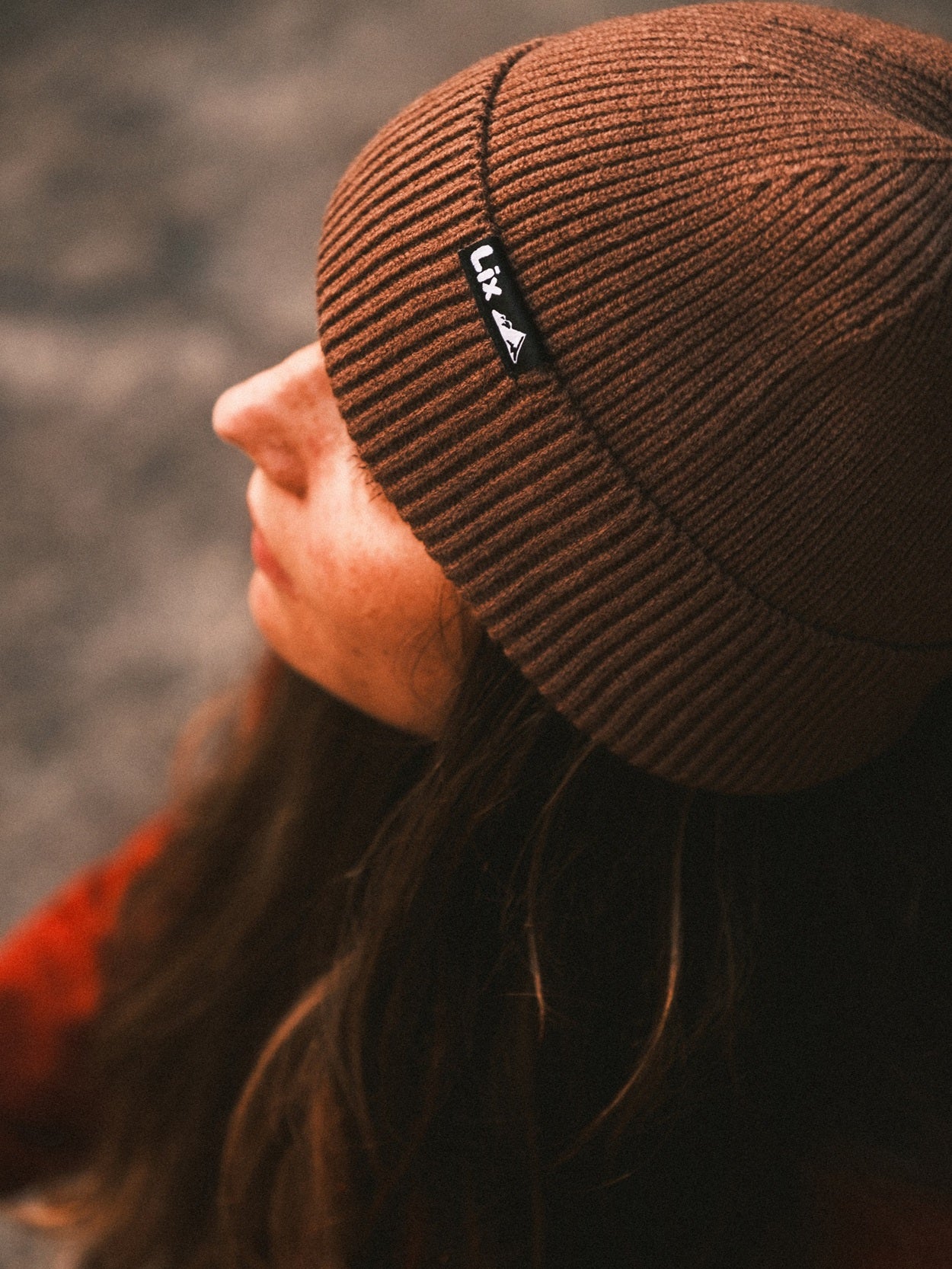 Tuque Moody brune LIX Design – Bonnet Last Light, style premium outdoor unisexe.