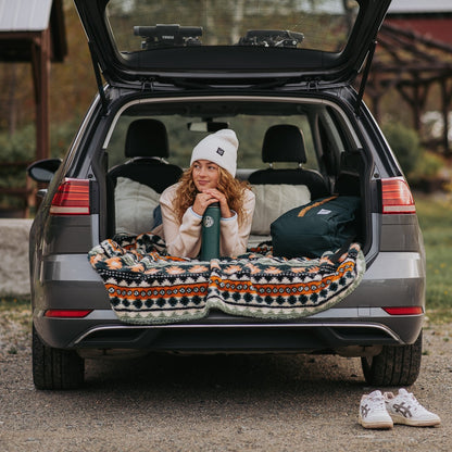 tuque blanc tricot petit montagnard