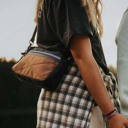 Black shoulder bag