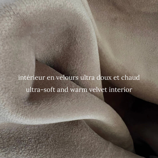 Hoodie lix avec intérieur de style velours plus confortable et doux que jamais. 