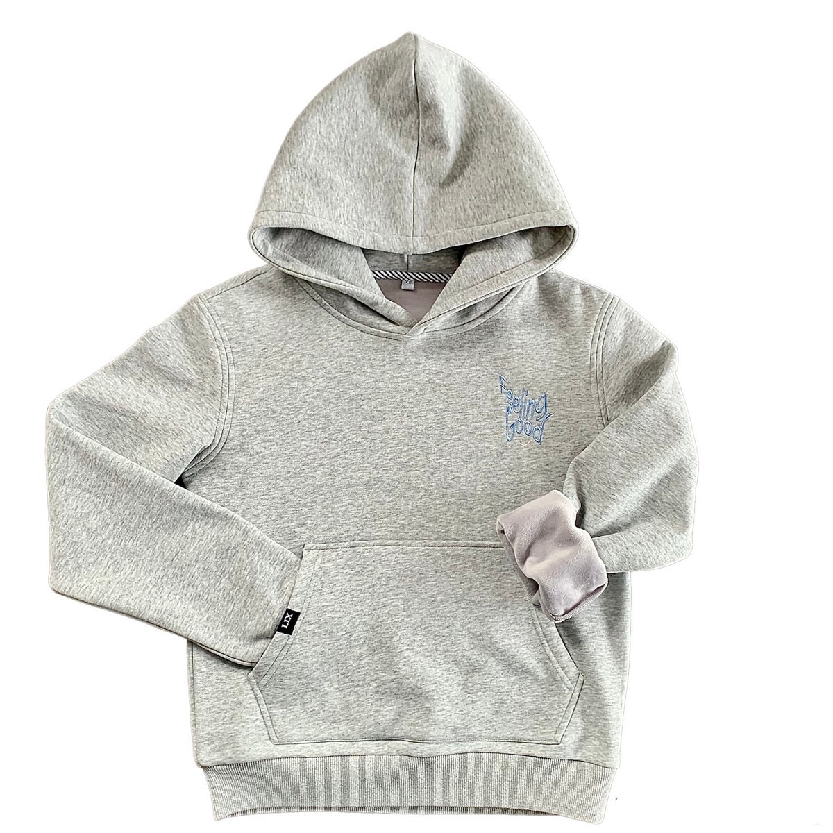 Lix design hoodie, coton ouaté, conçu au Québec. Épais et chaud, plus confortable, tissu qualité.
